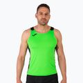 Joma Record II Tank Top fluor verde/nero da uomo per il running