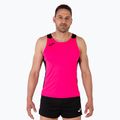 Canotta da corsa Joma Record II fluor rosa/nero da uomo