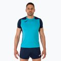 Maglia da corsa Joma Record II fluor turchese/navy da uomo