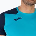 Maglia da corsa Joma Record II fluor turchese/navy da uomo 5