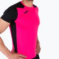 Maglia da corsa Joma Record II fluor rosa/nero da uomo 4