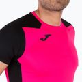 Maglia da corsa Joma Record II fluor rosa/nero da uomo 5