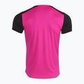 Maglia da corsa Joma Record II fluor rosa/nero da uomo 10