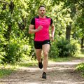 Maglia da corsa Joma Record II fluor rosa/nero da uomo 13