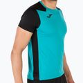 Maglia da corsa Joma Record II turchese nera da uomo 7