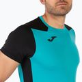 Maglia da corsa Joma Record II turchese nera da uomo 8