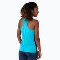 Maglia da corsa Joma Record II Tank Top fluor turchese/navy da donna 4