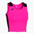 Maglietta da corsa Joma Record II Top fluor rosa/nero da donna
