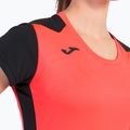Maglia da corsa Joma Record II fluor coral/nero da donna 6