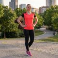 Maglia da corsa Joma Record II fluor coral/nero da donna 11