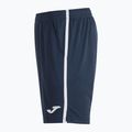 Pantaloncini da uomo Joma Open III bianco/marino 3