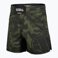 Pantaloncini da grappling Pitbull West Coast da uomo Dillard oliva