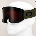 Oakley Line Miner L spazzola scura opaca/prizm neve grigio scuro occhiali da sci 5