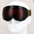 Oakley Flight Deck M spazzola scura opaca/prizm neve grigio scuro occhiali da sci 5