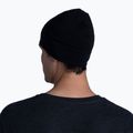 BUFF Berretto invernale Midweight in lana merino tinta unita nero 4