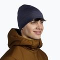 Berretto invernale BUFF in lana merino pesante e tinta unita indaco 3