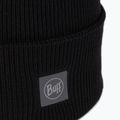 BUFF Berretto invernale a maglia incrociata tinta unita nero 2