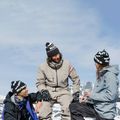 BUFF Berretto invernale in maglia Hido nero 7