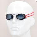 Occhiali da nuoto Arena Swedix fumo/rosso 7
