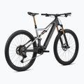 Orbea Rise M20 360Wh 2024 carbonio grezzo/grigio squalo bicicletta elettrica 3