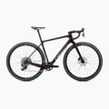 Bicicletta Gravel Orbea Terra M31e Team 1X 2024 vino rosso carbonio vista