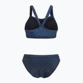 Costume da bagno due pezzi donna Orca Core Bikini stampa blu profondo 2