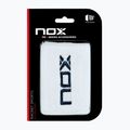Fasce da polso in spugna NOX Wristband with Logo 2 szt. white/blue