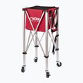 Cesto per palline Nox Foldable Balls Basket With Wheels Red