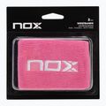 Fasce da polso in spugna NOX Wristband with Logo 2 szt. pink/white