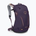 Zaino da trekking Osprey Hikelite 18 l inchiostro viola / crepuscolo viola / arancione cheddar 2