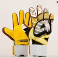 4keepers Evo Trago NC guanti da portiere per bambini bianco/nero/giallo 11