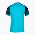 Camicia da tennis Joma Montreal fluor turchese/navy da uomo 5