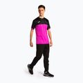 Maglietta da tennis da uomo Joma Montreal rosa fluorescente/nero 2