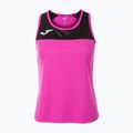 Canotta tennis donna Joma Montreal rosa fluo/nero 3