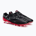 Scarpe da calcio Joma Numero-10 FG da uomo nero/rosso 4
