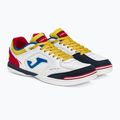 Scarpe da calcio da uomo Joma Top Flex IN bianco/rosso 4