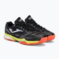 Scarpe da tennis da uomo Joma Set P nero/limone fluoro 4