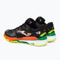 Scarpe da tennis da uomo Joma Slam P nero/arancio fluoro 3