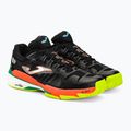 Scarpe da tennis da uomo Joma Slam P nero/arancio fluoro 4