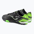 Scarpe da calcio Joma Aguila TF nero/verde fluor da uomo 3