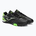 Scarpe da calcio Joma Aguila TF nero/verde fluor da uomo 4