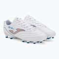 Scarpe da calcio Joma Aguila FG bianco/oro da uomo 4