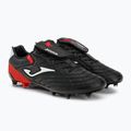 Scarpe da calcio Joma Aguila Cup FG da uomo, nero/rosso 4