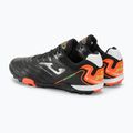 Scarpe da calcio Joma Maxima TF da uomo nero/arancio 4