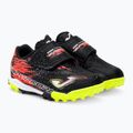 Scarpe da calcio Joma Super Copa TF da bambino nero/arancio 4
