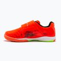 Scarpe da calcio Joma Super Copa IN corallo/verde fluor per bambini 12