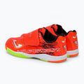 Scarpe da calcio Joma Super Copa IN corallo/verde fluor per bambini 3