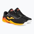 Scarpe da tennis da uomo Joma Ace T nero/arancio 4