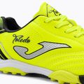 Scarpe da calcio Joma Toledo TF per bambini lemon fluor/nero 10