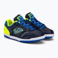 Scarpe da calcio per bambini Joma Top Flex IN blu/giallo 4